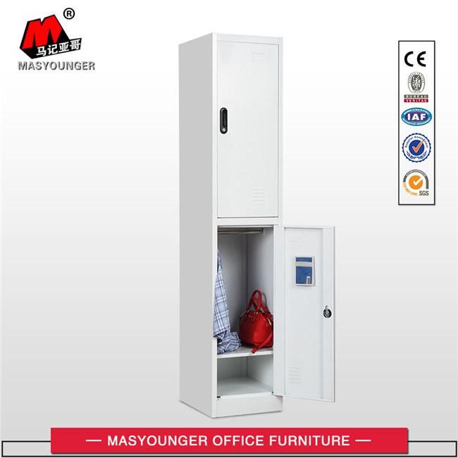 Dormitory Use High Quality 2 Tire Door Steel Locker