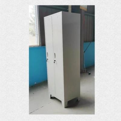 Fas-025 School Furniture 2 Door Staff Metal Clothing Cabinet Steel Locker