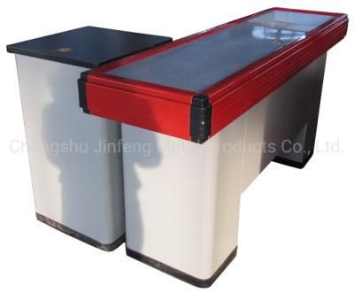 Supermarket Cashier Desk Convenience Store Checkout Counter Jf-Cc-080