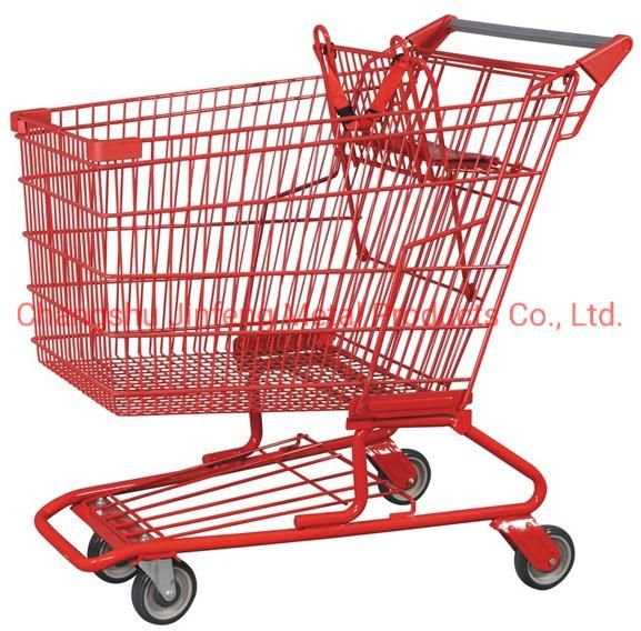 Supermarket and Shopping Malls Euipment Trolley Metal Shopping Carts