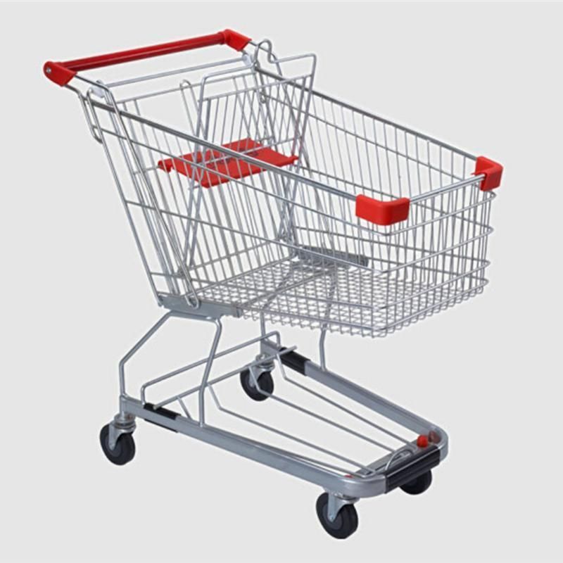 Most Popular Supermarket Metal Shopping Trolley Supermarket Shopping Cart