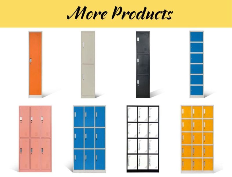 5 Layers 15 Door Metal Box Office Storage Steel Locker