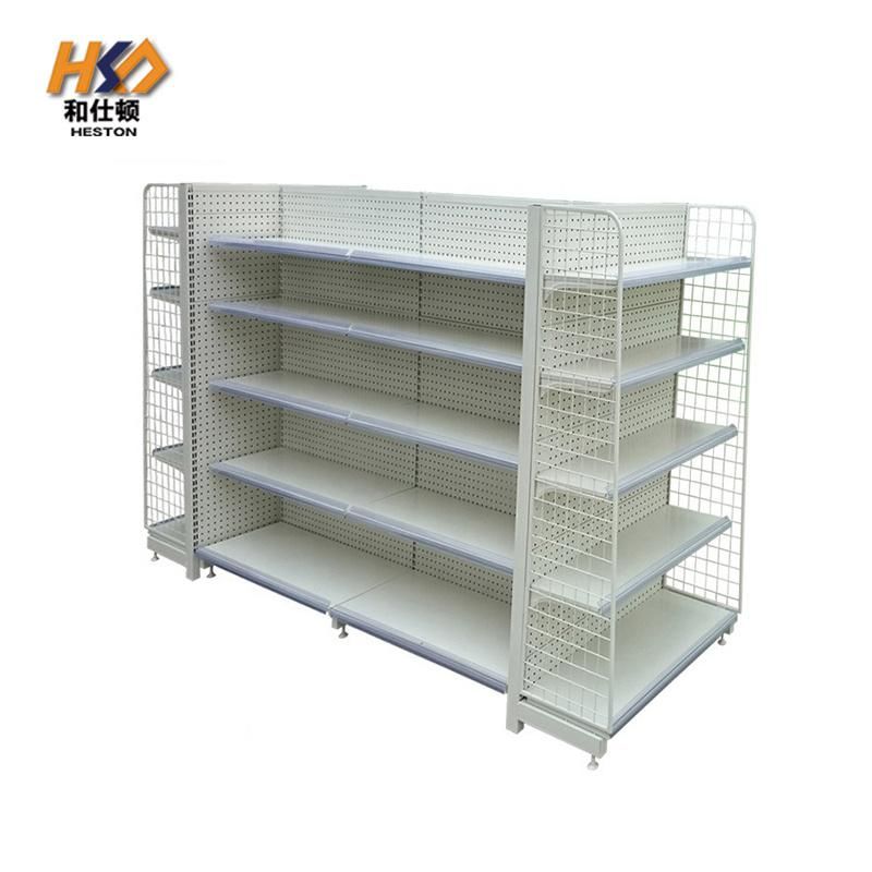 New Durable Double Sides Single Side Metal Supermarket Shelving