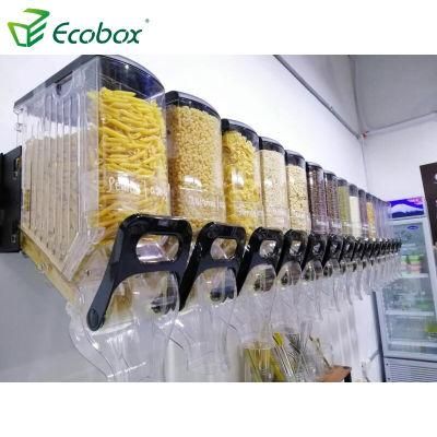 Plastic Bulk Dry Food Cereal Gravity Pull-Down Dispenser for Nut