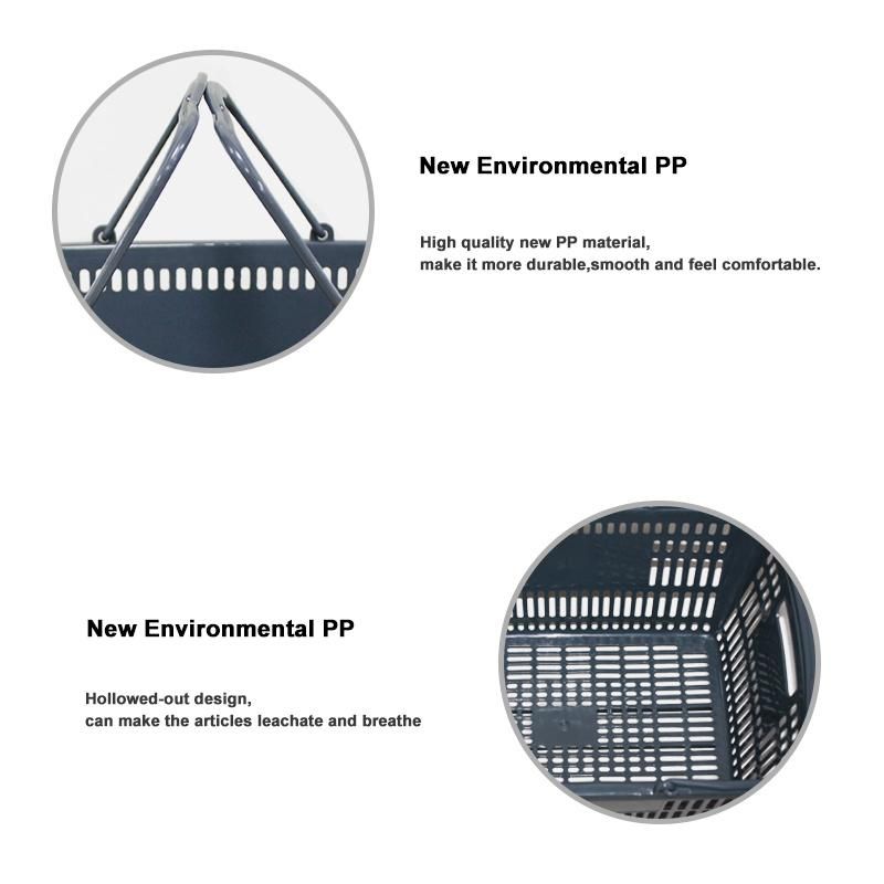 Supermarket Plastic Hand Basket