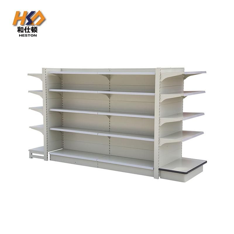 Commercial Stainless Steel Supermarket Shelf Display Rack Boutique Store Shelving