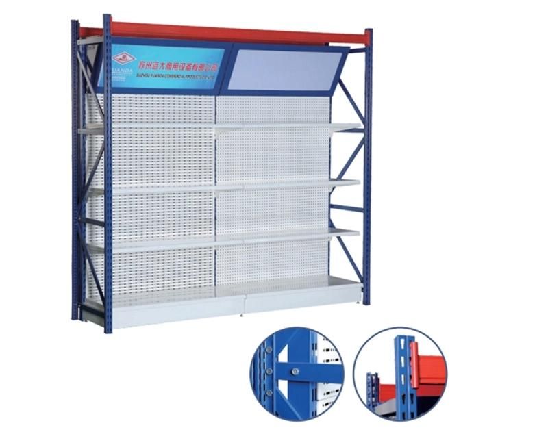 Multi Function Wall Shelving with Light Box for Supermarket Shelf