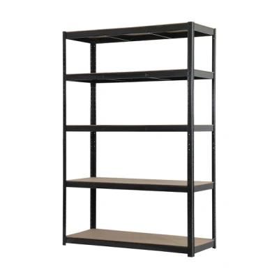 Powder Coated Metal Light Duty Warehouse Storage Rack Shelf