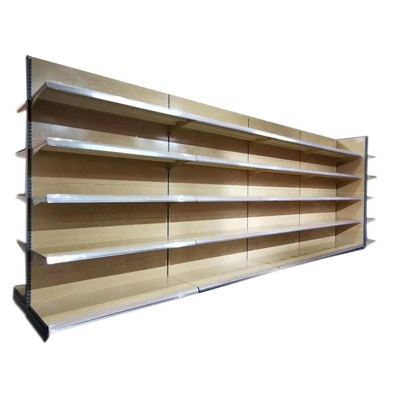 New Solid Wood Acrylic Retail Store Display Rack Supermarket Shelf Adjustable Storage Display Rack