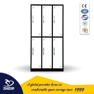 Metal Office Locker Sturdy 2 Layers Steel Locker for Sale