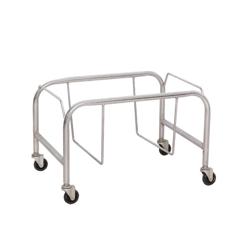 Stacking Basket Stand Shopping Basket Holder with Wheels for Supermarket