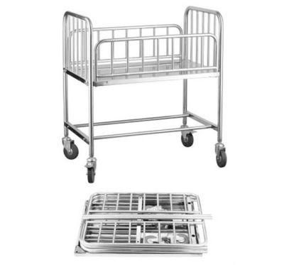 Assemble Hospital Medical Neonatal Neonate Stainless Steel Infant Baby Cart