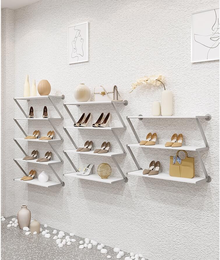 China Wholesale Fashion Handbag Store Design Retail Shoe Shop Furniture Decoration for Shoe Shop