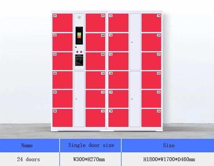 Electronic Barcode System Metal Smart Parcel Locker for Outdoor