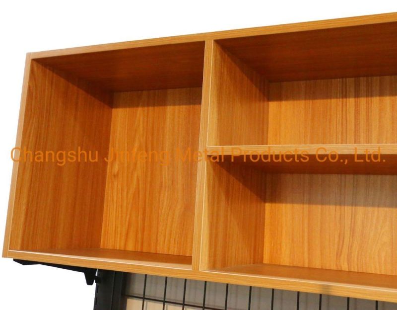 Supermarket Shelve Convenience Store Wooden and Metal Display Rack