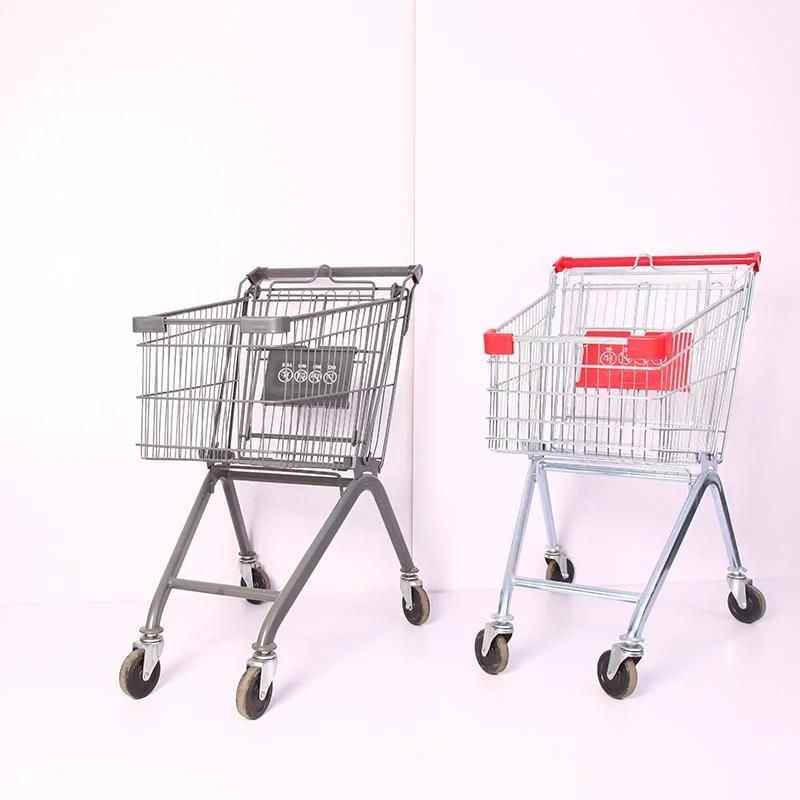 High-Capacity Supermarket Shopping Trolley Cart