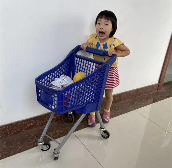 Plastic Kids Shopping Trolley Children Shopping Cart