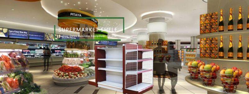 Double Side Island Section Panel Quality Commercial Supermarket Shelf
