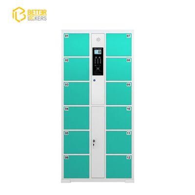 Swipe IC Card Type Supermarket Locker Mobile Phone Storage Cabinet