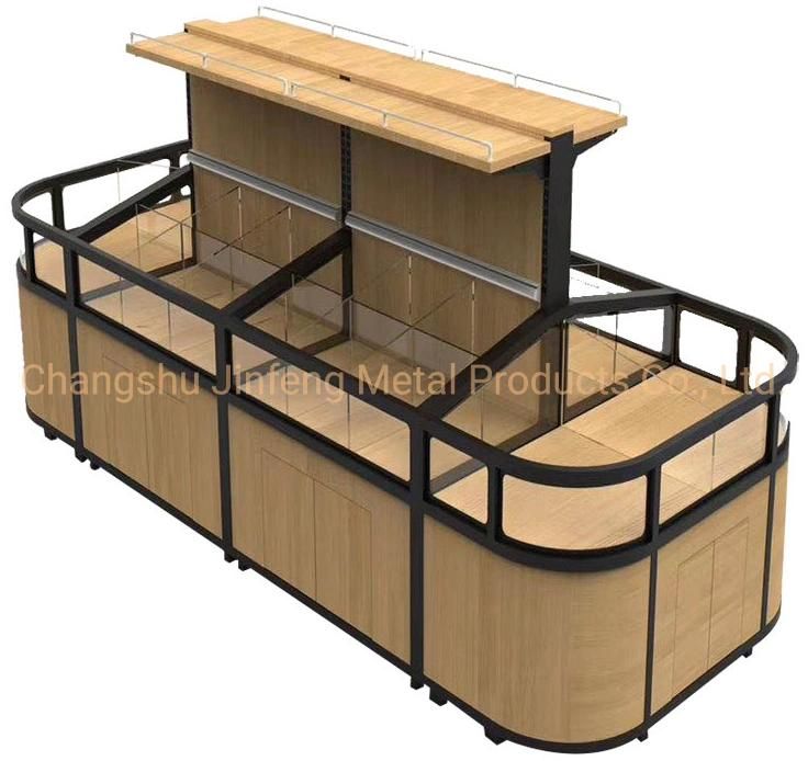 Supermarket Wooden Shelves Wooden Display Shelving