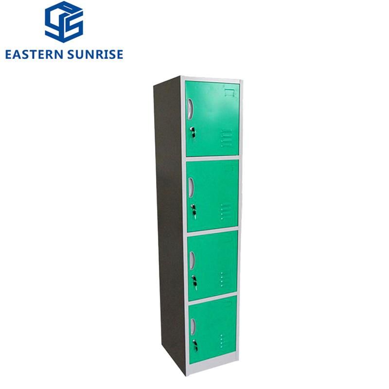 4 Door Steel Metal Clothes Locker for Gym Swimming Pool