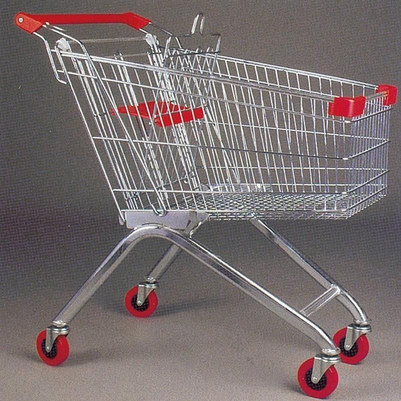 Cheap Shopping Trolleys Metal Steel Supermarket Shopping Carts