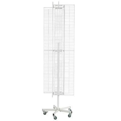 Wholesale 5-Wheels Hook Hanging Rack Supermarket Wire Display Stand Rack