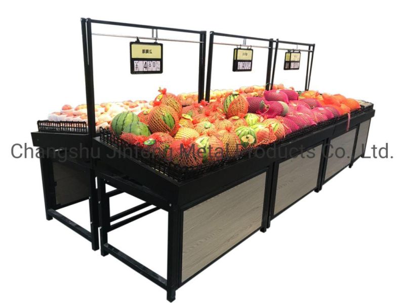 Supermarket Shelf Customized Wooden Shelves for Fruit and Vegetable