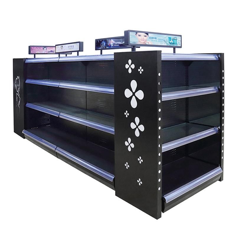 Cold Rolled Steel Supermarket Shelf, Double Side or Single Side Gondola