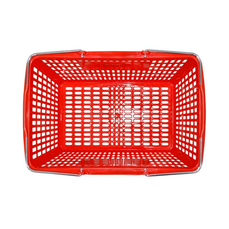 Plastic Hand Basket for Supermarket Stores