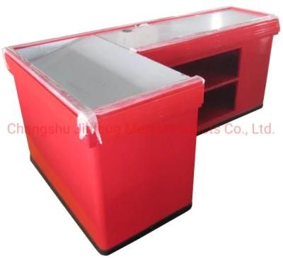 Convenience Store Cashier Desk Supermarket Checkout Counters Jf-Cc-106