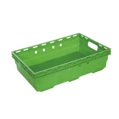 Cheap Green Plastic Fruit Storage Display Vegetable Basket with Gripper