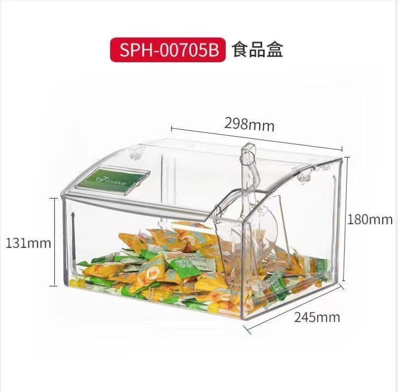 High Clear Candy Store Equipment Plastic Food Container