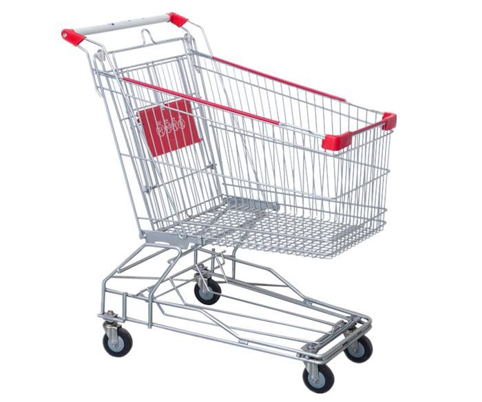 Factory Best Price 210L Metal Shopping Cart Supermarket Trolley