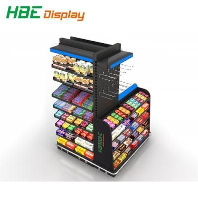 Well Designed Checkout Counter Shelf Supermarket Beverage Rack for Snack