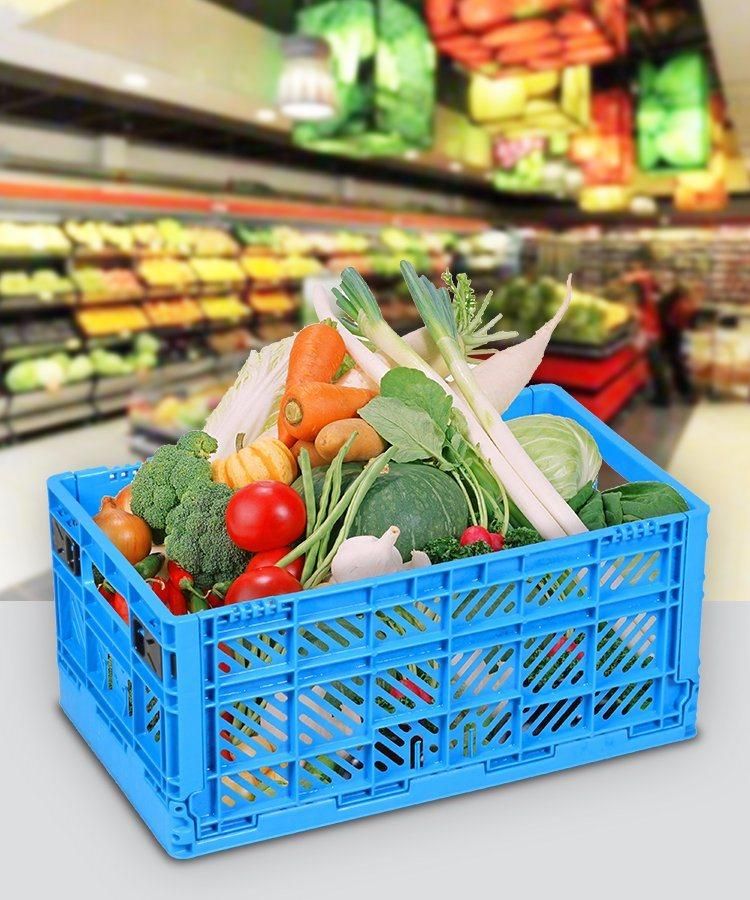 Stackable Supermarket Storage Plastic Folding Box