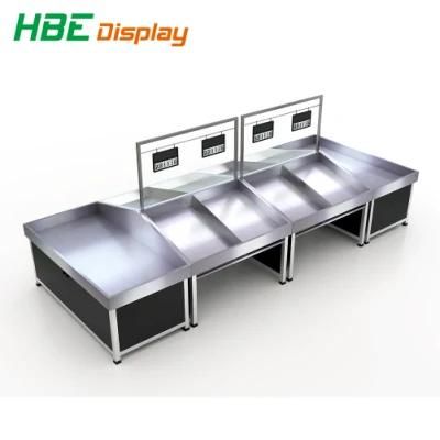 Popular Design Fruit and Vegetable Display Stand for Supermarket