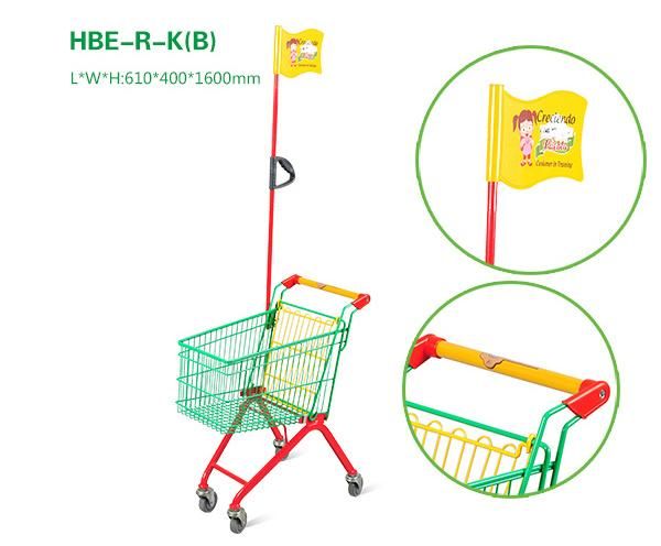 Child Plastic Shopping Trolley / Kids Supermarket Shopping Cart