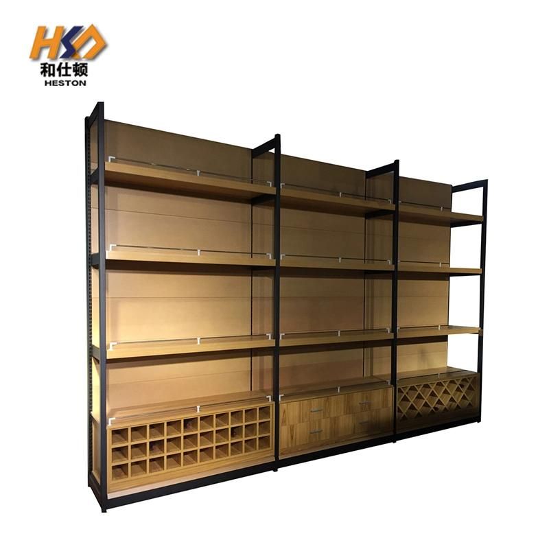 Heavy Duty Double Sided Grocery Store Display Racks Small Supermarket Shelf