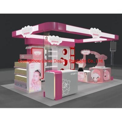 Counter Design Skincare Shop Perfume Display Showcase Makeup Kiosk Customize