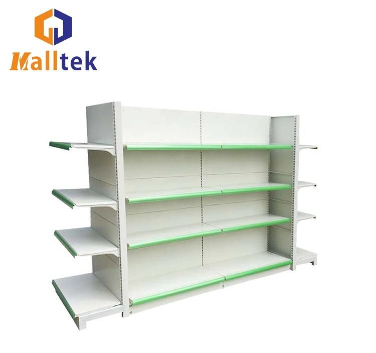 ODM Double Side Supermarket Equipment Grocery Gondola Shelves for Cosmetic