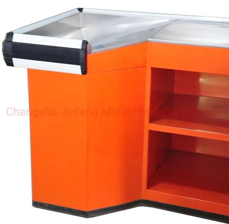 Checkout Counter Convenience Store Cashier Desk Jf-Cc-044