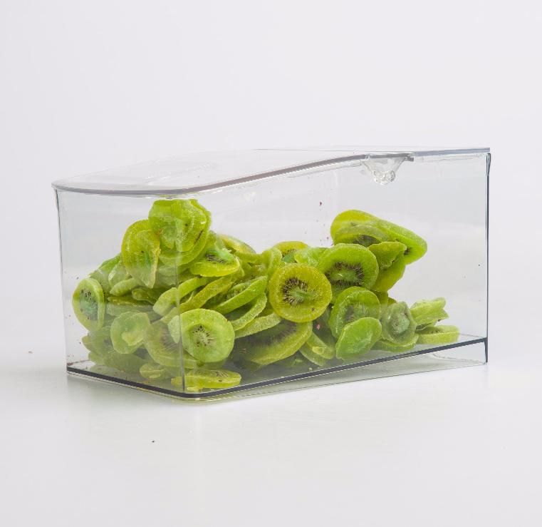 Clear Surface Mini Bulk Dry Fruit Dispenser for Supermarket Display