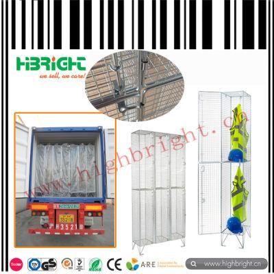 Construction Site Steel Metal Wire Mesh Clothing Locker