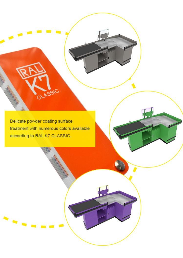 Supermarket Electronic Retail Store Cashier Checkout Counter