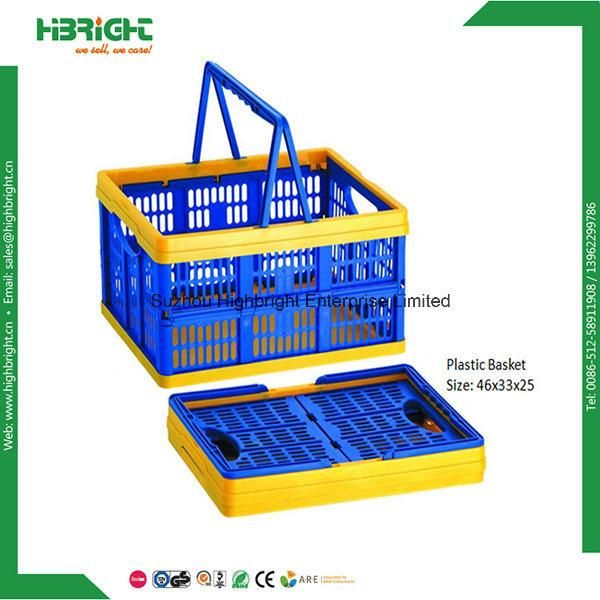 Portable Stack Foldable Basket for Shopping