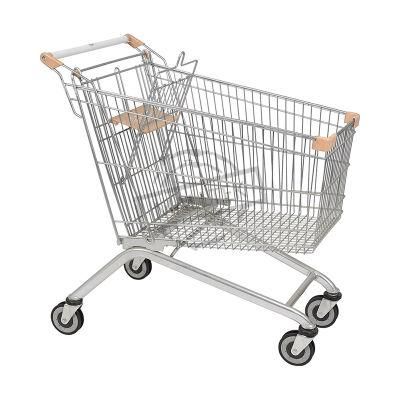 Economic Heavy Duty Metal Wire Steel European Cart with Seat