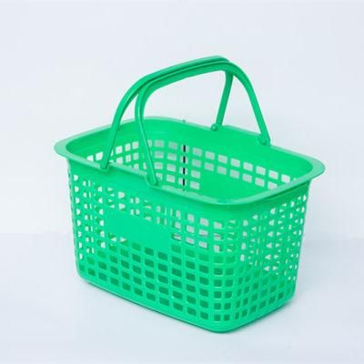 Eco-Friendly Collapsible Japanese Style Supermarket Plastic Shopping Basket