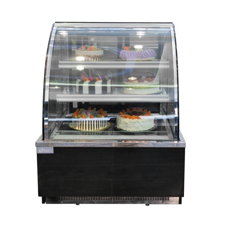 Countertop Hot Pastry Display, Bakery Display Cabinet, Cake Cooler, Bakery Showcase