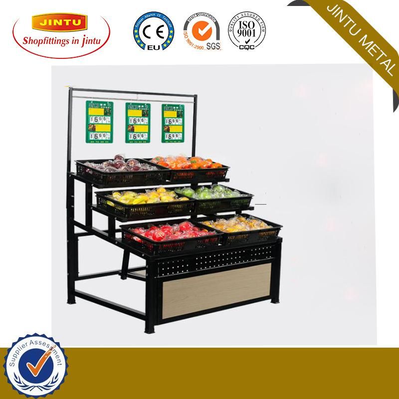 Supermarket Fruit & Vegetable Display Stand